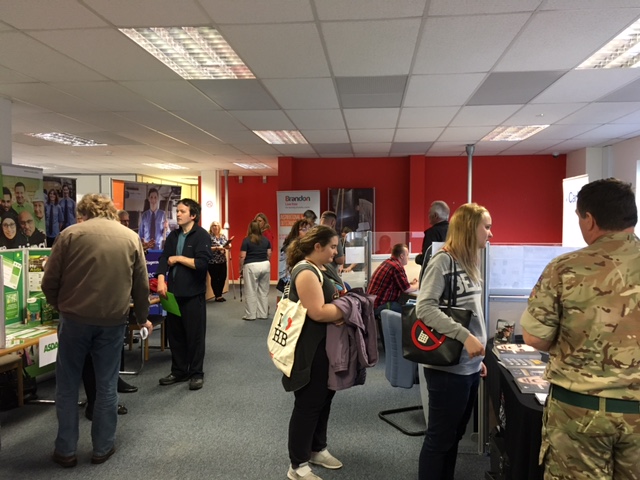 Busy Cheltenham Job Centre Jobs Fair